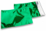 Coloured metallic foil envelopes green - 162 x 229 mm | Bestbuyenvelopes.uk