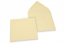 Coloured greeting card envelopes - camel, 155 x 155 mm | Bestbuyenvelopes.uk