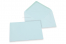 Coloured greeting card envelopes - light blue, 114 x 162 mm | Bestbuyenvelopes.uk