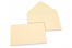 Coloured greeting card envelopes - ivory white, 114 x 162 mm | Bestbuyenvelopes.uk