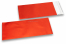 Red coloured matt metallic foil envelopes - 110 x 220 mm | Bestbuyenvelopes.uk