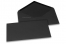 Coloured greeting card envelopes - black, 110 x 220 mm | Bestbuyenvelopes.uk
