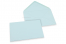 Coloured greeting card envelopes - light blue, 125 x 175 mm | Bestbuyenvelopes.uk