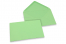 Coloured greeting card envelopes - light green, 125 x 175 mm | Bestbuyenvelopes.uk
