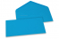 Coloured greeting card envelopes - ocean blue, 110 x 220 mm | Bestbuyenvelopes.uk