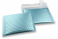 Ice blue - matt metallic air-cushioned envelopes, square | Bestbuyenvelopes.uk