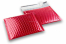 Red - metallic air-cushioned envelopes, square | Bestbuyenvelopes.uk