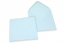 Coloured greeting card envelopes - light blue, 155 x 155 mm | Bestbuyenvelopes.uk