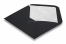Lined black envelopes - white lined | Bestbuyenvelopes.uk