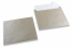 Silver coloured mother-of-pearl envelopes - 155 x 155 mm | Bestbuyenvelopes.uk