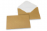 Coloured greeting card envelopes - gold, 114 x 162 mm | Bestbuyenvelopes.uk