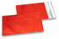 Red coloured matt metallic foil envelopes - 114 x 162 mm | Bestbuyenvelopes.uk