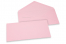 Coloured greeting card envelopes - light pink, 110 x 220 mm | Bestbuyenvelopes.uk