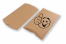 Brown pillow boxes - printed example | Bestbuyenvelopes.uk