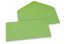 Coloured greeting card envelopes - apple green, 110 x 220 mm | Bestbuyenvelopes.uk