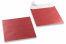 Red coloured mother-of-pearl envelopes - 170 x 170 mm | Bestbuyenvelopes.uk