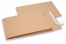 Gusset pocket V-bottomed envelopes - brown | Bestbuyenvelopes.uk