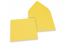 Coloured greeting card envelopes - buttercup yellow, 155 x 155 mm | Bestbuyenvelopes.uk