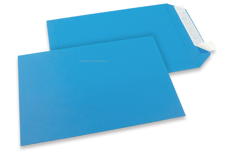 Ocean blue coloured paper envelopes  - 229 x 324 mm 