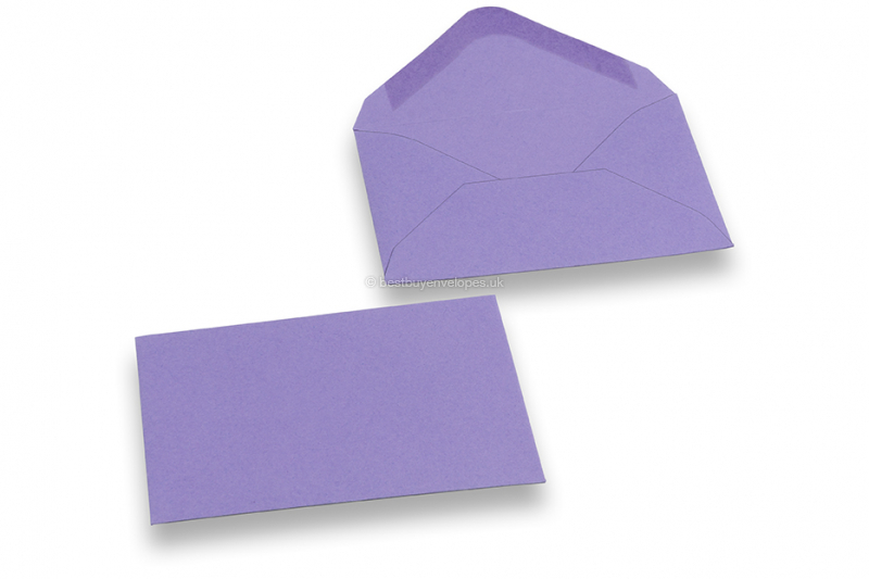 Purple mini envelopes