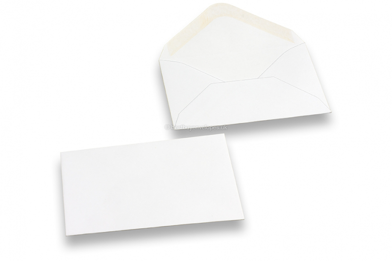 White mini envelopes