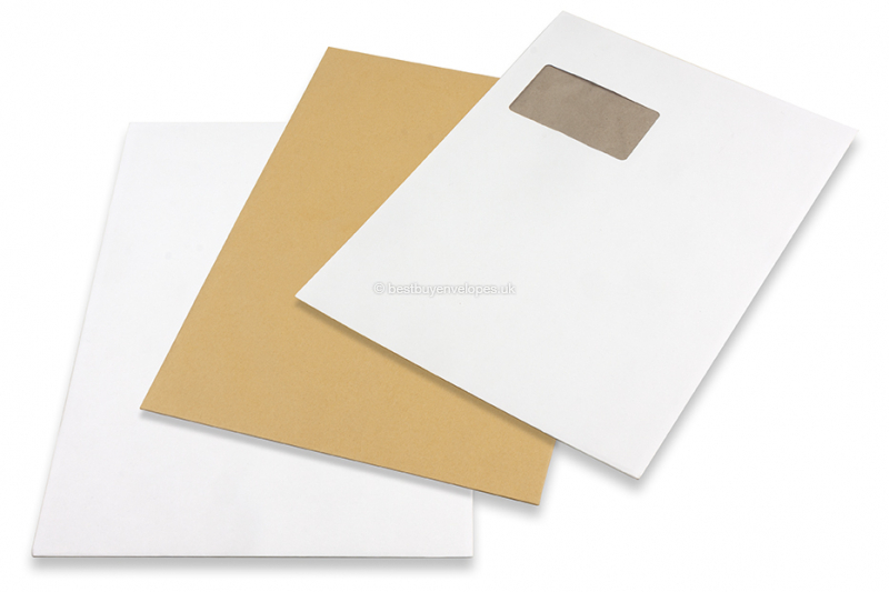 Board-backed envelopes