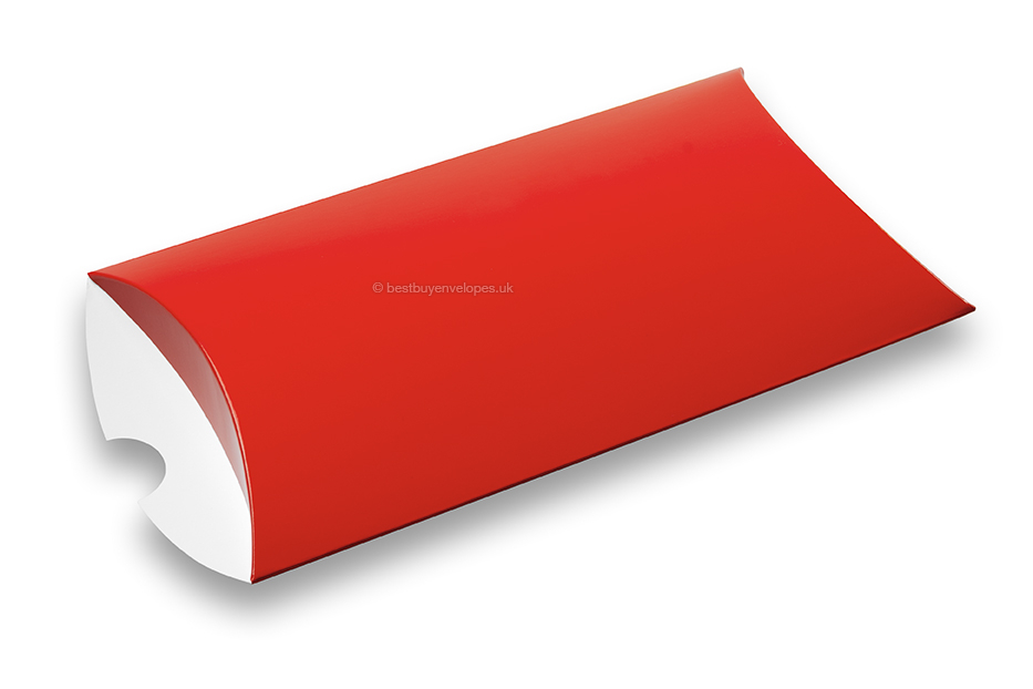 Red coloured pillow boxes