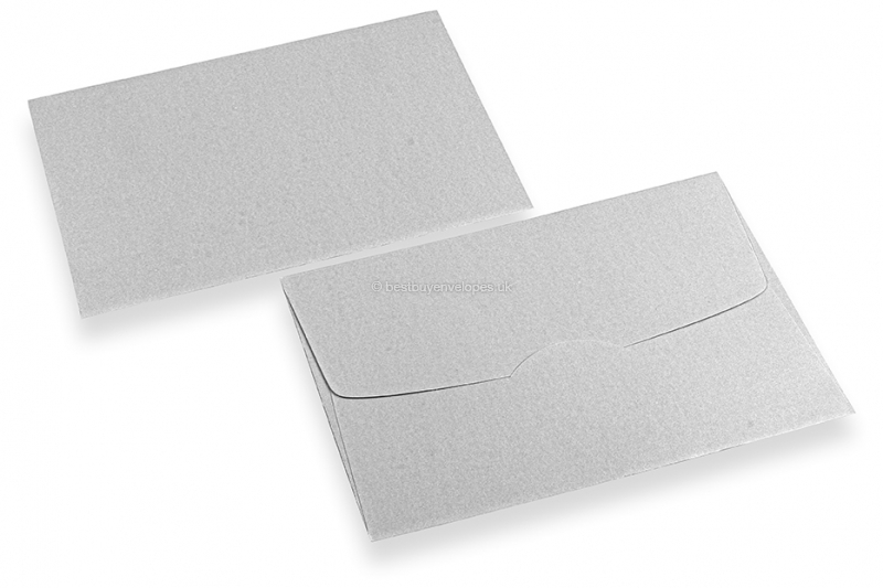 Announcement envelopes, silver, 130 x 180 mm